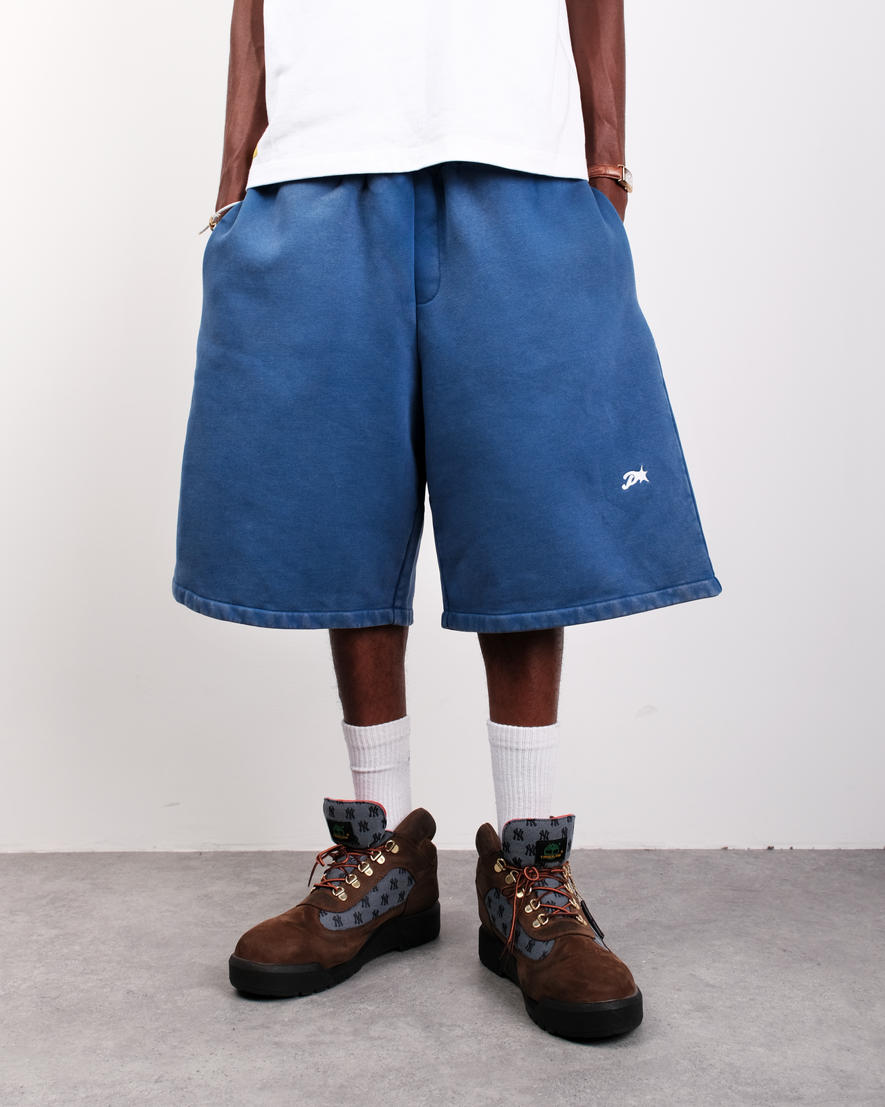 WASHED BLUE DAY2DAY SWEAT SHORTS