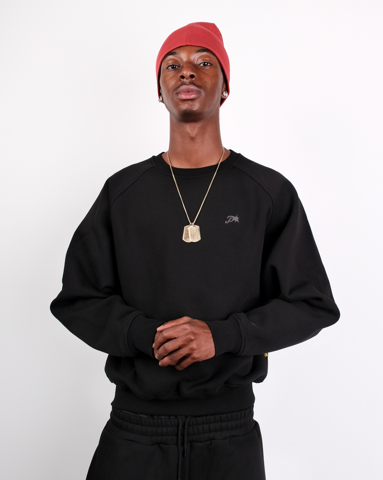 BLACK DAY2DAY CREWNECK