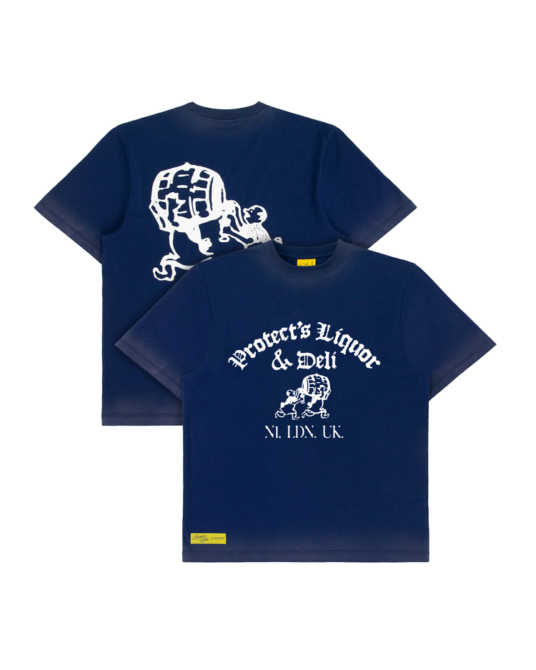 SUN FADED NAVY DELI TEE