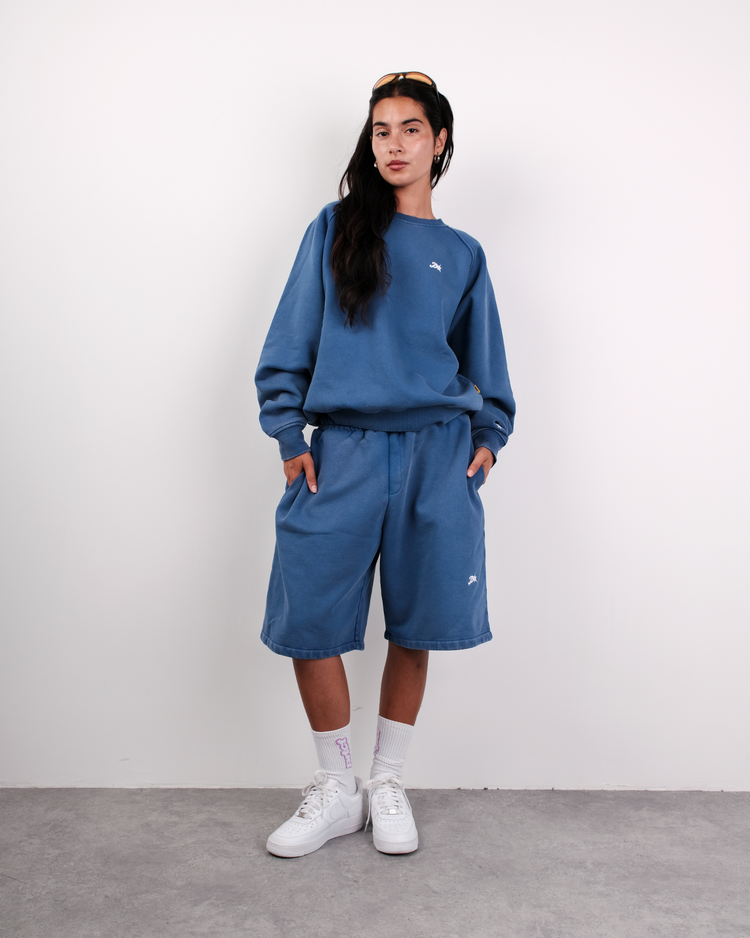 WASHED BLUE DAY2DAY CREWNECK
