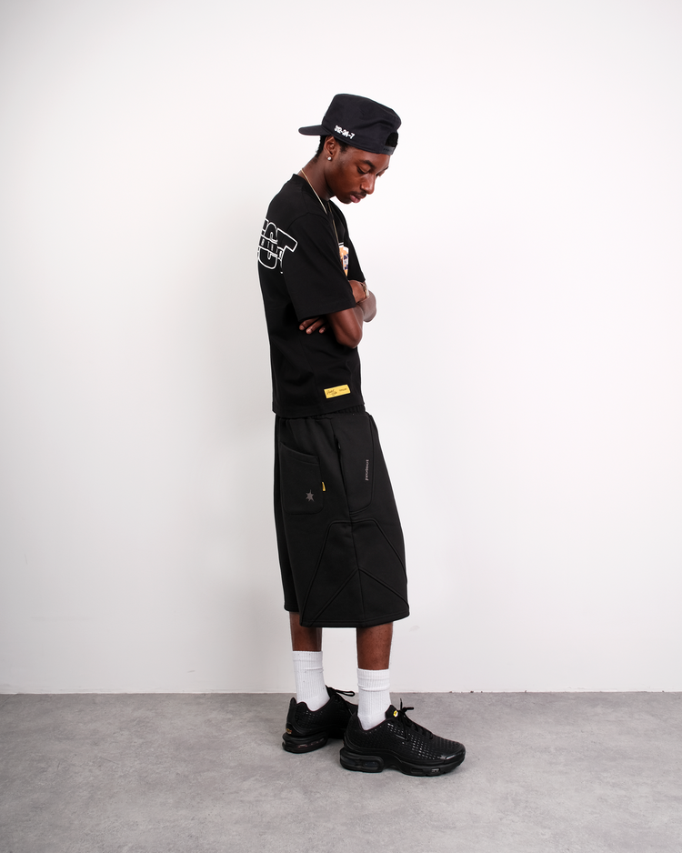 BLACK BRUDDA V2 SWEAT SHORTS