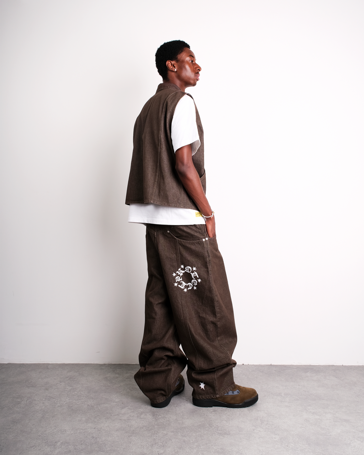 CIGAR DENIM VEST