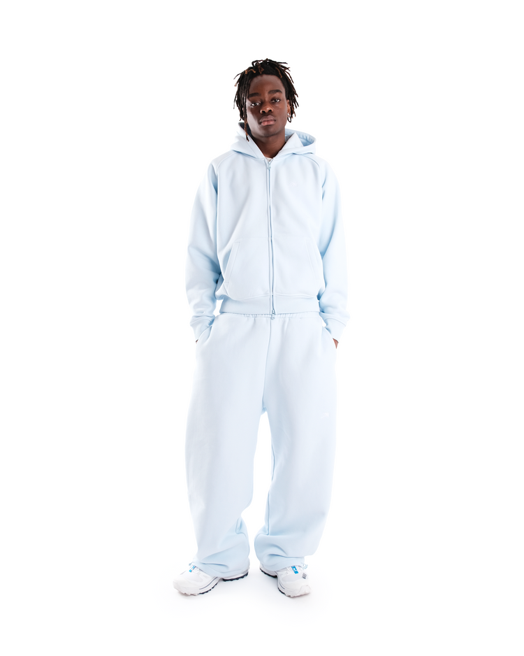 ICE BLUE DAY2DAY ZIP-UP HOODIE