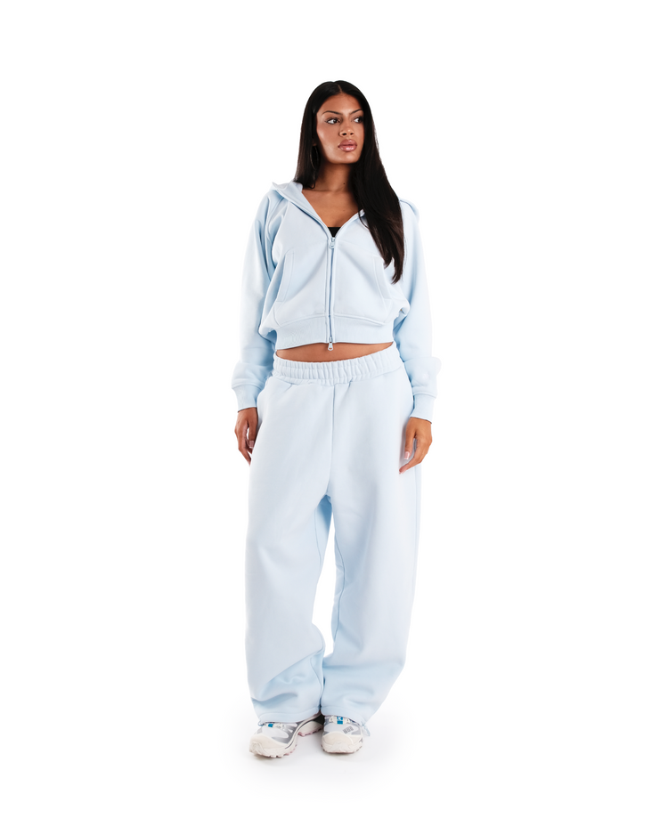 ICE BLUE DAY2DAY ZIP-UP HOODIE