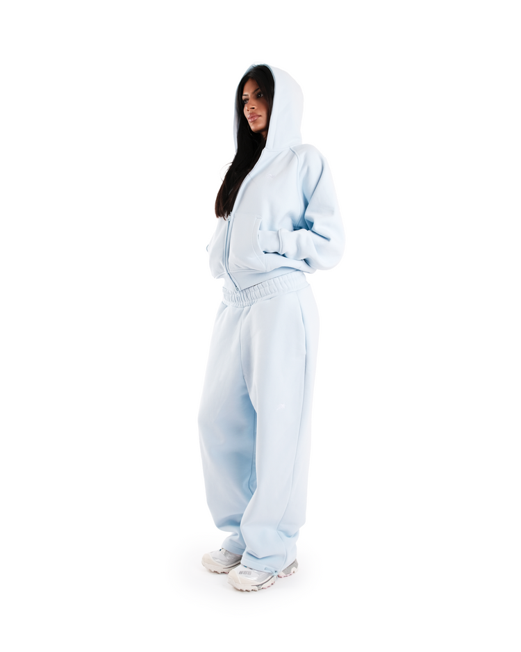 ICE BLUE DAY2DAY ZIP-UP HOODIE
